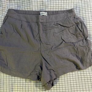 Abercrombie Grey Linen shorts